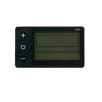 24V/36V/48V Elektrický Skúter LCD Displeja Vodotesný Konektor Pre 22.2 mm Riadidlá Pre Elektrické Autá, Bicykle A Skútre