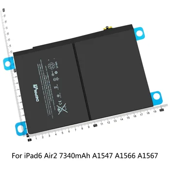 A1484 A1547 A1664 Tablet Batérie Pre iPad 5 6 Vzduchu Air2 Pro 9.7 A1474 A1475 A1566 A1567 A1673 A1674 A1675 Batéria s Vysokou Kapacitou