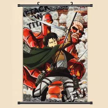 Anime Manga Shingeki no Kyojin Útok na Titan Stene Prejdite Maľovanie 40x60 Obrázok Tapety, Nálepky Plagát 001