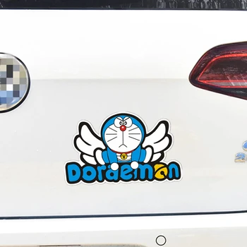 Auto Samolepky Doraemon Lietať Krídlo Karikatúra Roztomilý Krásne Zábavné Kreatívne Dekorácie, Nálepky Batožinového Priestoru Čelné Sklo Auto Tuning Styling D20