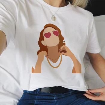 Lana Del Rey Tlač Ženy T-shirt 2021 Harajuku Ležérny Top Žena T Shirt Lete O-krku Lady Oblečenie, Streetwear nadrozmerné t-shirt