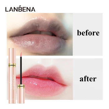 LANBENA make-up, Rúž na Pery Lightening Serum Cherry Hydratačné Odstrániť Melanínu Ružové Pery Dlhotrvajúci Kozmetika Bacuľatejšie Nástroj