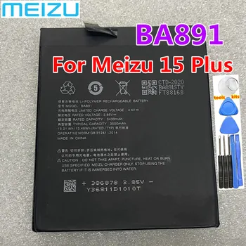 Meizu Originálne Nové 3500mAh BA891 Batérie Pre Meizu 15 Plus 15+ MeiLan 15Plus M891Q M891H Batérie