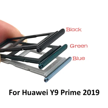 Nové Pre Huawei Y9 Prime 2019 zásuvka na Kartu SIM Slot Držiteľ Adaptér Príslušenstvo
