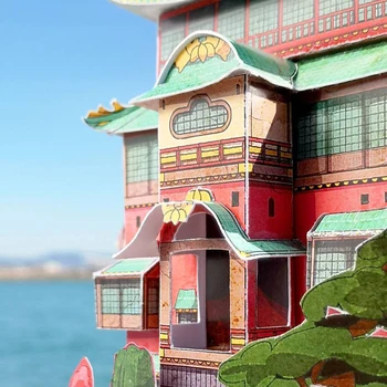 Olej Dom Odvážneho Preč 3D Papier Model Aburaya Montáž Papercraft Hádanky Vzdelávacie Deti Hračky Anime Totoro Darček k Narodeninám