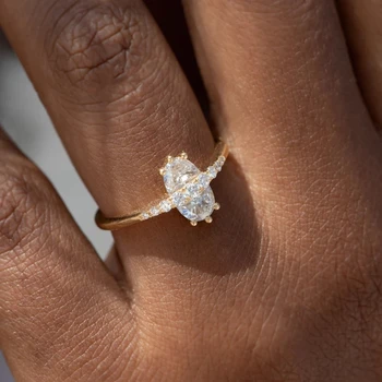 ROXI Módne Geometrie Crystal Zlaté Prstene pre Ženy, Strieborné Prstene, Šperky 925 Sterling Silver Prst Prsteň Iny snubný Prsteň Anillos