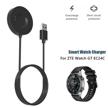 Smartwatch Dock Nabíjací Adaptér USB Nabíjací Kábel pre ZTE Sledovať GT EC24C Športové Hodinky Magnetické Charge Napájací Stojan