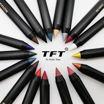 TFT 15 Farieb, Očné linky, Priadky Rúž, Očné tiene, Ceruzky Farebné Lip Liner Pen Nepremokavé Pearlescent make-up Longlastin TSLM2