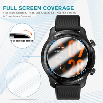 Tvrdené Sklo Screen Protector Film Pre Ticwatch Pro 3 Ultra Pro 2021 4G 2020 ProX Smart Hodinky 9H Jasné Ochranný film