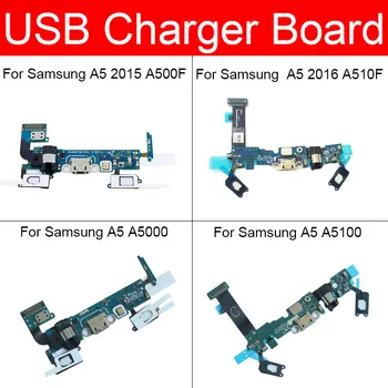 USB Napájací Plnenie Rada Pre Samsung Galaxy A3 A5 A7 A8 A9 Pro 2016 A700F A710F A7000 A7009 A800F A8000 A9000 A9100 časti