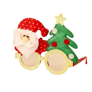Vianočné Dekorácie Na Santa Claus Vianočný Strom Elk Okuliare, Rám Dospelých, Deti Darček Veselé Vianoce Okuliare Vianoce Dekor 2022 Nový Rok