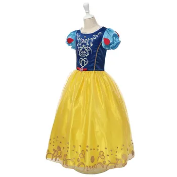 VOGUEON Princezná snehulienka Fantázie Obliekať Dievčatá Cosplay Kostým Deti Halloween Oblečenie Pre 2-8T Deti Narodeninovej Party Oblečenie