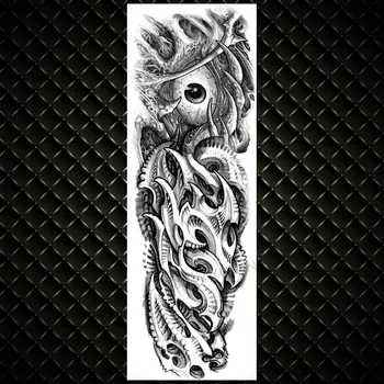 YURAN Realistické Plný Kvet Rameno Dočasné Tetovanie Pre Mužov, Ženy Rose Zlým Okom Falošné Tetovanie Nálepky Vody Tranfer Body Art Tatoos