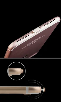 ZUCZUG Hliníkový Prach Plug Mobilný Telefón nabíjaciemu Portu Stopple pre Apple IPhone 4 5 5 6 6 7 8 X Plus Silver Black Gold Rose