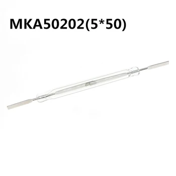 10PCS MKA50202 Reed 5 * 50MM Normálne Otvoriť Jazýčkový Spínač, Float Úrovni Radiča, Magnetický Spínač