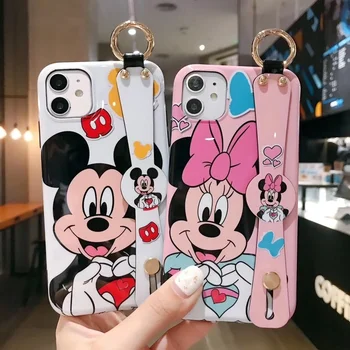 2021 Disney Mickey Minnie Pár Telefón puzdro pre Iphone 7/8 X Plus Xsmax Xr Iphone11 Pro Max Roztomilý Dievča Pár Kreatívnych Telefón Prípade