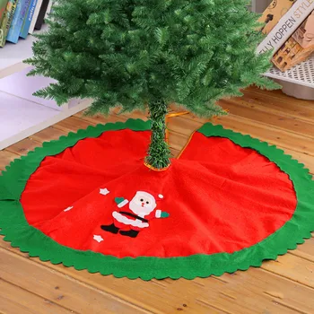 90 cm Vianočný stromček sukne plyšové umelé kožušiny Vianočný stromček koberec ozdoby na Vianočné stromčeky Nový Rok domáce dekorácie