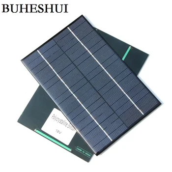 BUHESHUI 4.2 W 18V Polykryštalických Solárnych DIY Solar Panel+Klip Pre Nabíjanie 12V Batérie, Systém Štúdia 200*130 MM Doprava Zadarmo