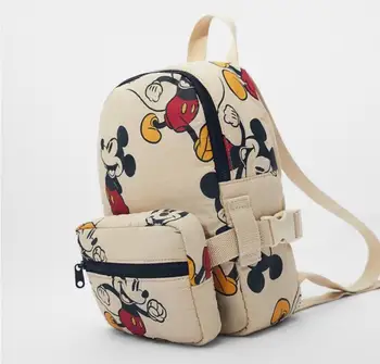 Disney nový detský batoh dievča cartoon Minnie mouse taška materskej školy malá škola taška knihy taška plátno batoh