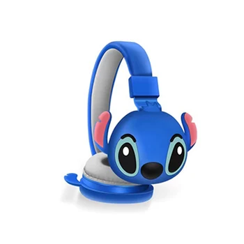 Disney Stitch Anime Bluetooth Headset Cartoon Steh Hlava-Montáž Bezdrôtového Pripojenia Bluetooth Pripojené Slúchadlá Stereo Slúchadlá Slúchadlá