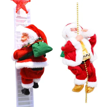 Elektrické Hudobné Santa Claus Jeleň Košíka Vianočné Dekorácie, detské Darčeky Elk Saxofón Vianočné Ozdoby, Dekorácie Navidad