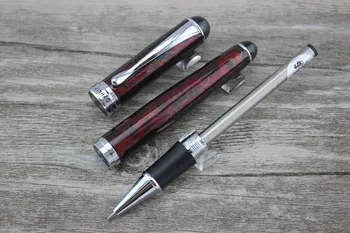 Luxusné Značky Jinhao X750 Červeného Mramoru roller guličkové pero, Stredné 18KGP Nib Školského Úradu, Meno Atramentové Perá Darček Písacie potreby