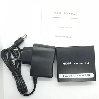 Odbavenie Predaj 4K HDMI Splitter 1x2 HDMI 1.4 Splitter 1 v 2 out HDMI Zosilňovač Prepínač HDR ako hdmi2.0 Splitter pre PS4 Apple TV