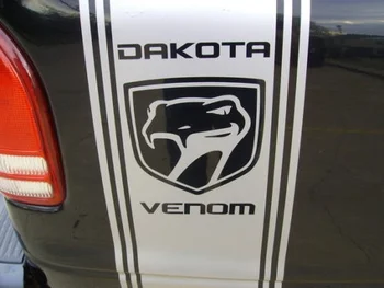 Pre 2 Truck vinylové Nálepky jed Grafika pruhy Dodge Dakota zadné posteľ logo rt