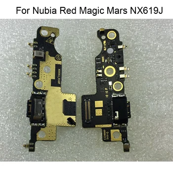 Pôvodný Pre Nubia Červená Mágia Mars NX619J USB Dock Nabíjací Port Mikrofón Mikrofón Motorových Vibrátor Modul Doska Náhradné Diely