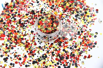 RAP321-176 Mix Farieb Dot tvary kolo Lesk na nechty umenie ,nechtov gél,make-up a DIY dekorácie