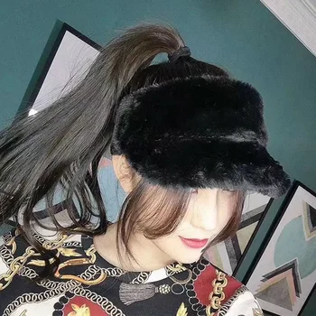 RUHAO Zimné Lady Klobúk Ženskej Mládeže Fashion Top Hat Plyšové Leopard Tlač Snapback Spp Baseball Dievča, Darček 6 Farieb, Veľkoobchod