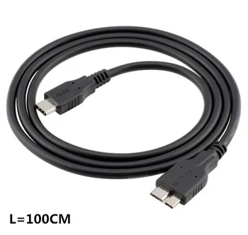 USB 3.1 Typ-C, USB 3.0 Micro B Konektor Kábla Pre MAC BOOK WINDOWS PC USB3.1 USB3.0 30 cm 0,3 m 100 cm 1,0 m