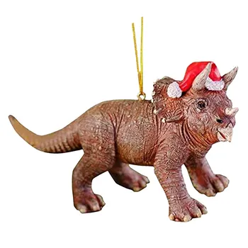 Vianočné Závesné Prívesok Ozdoby Vianočné Dinosaura Závesné Dekorácie Darček pre Priateľa, Dieťa domáci Dvore Rekvizity pre Vianočný Strom
