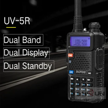 Voliteľné 5W 8W UV-5R Walkie Talkie 10 km Baofeng uv5r walkie-talkie lov Rádio uv 5r Baofeng UV-9R UV-82 UV-8HX UV-XR